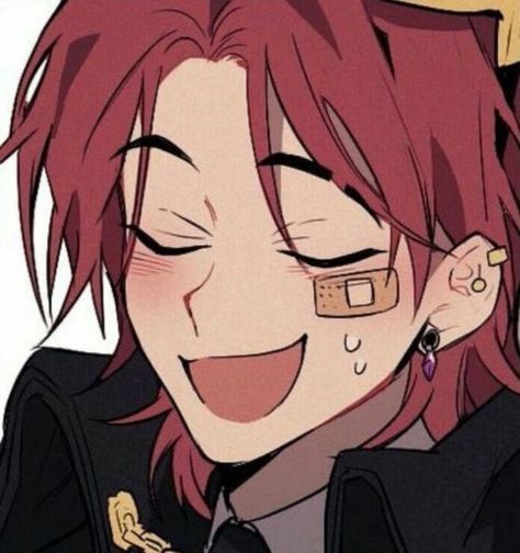 An Anime, Anime Character, Red Hair, Piercings, Red, Hair, Anime