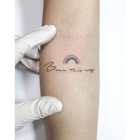 Equality Tattoos, Lgbt Tattoo, Small Meaningful Tattoos For Women, Pride Tattoo, Women Images, Tattoos Meaningful, Rainbow Tattoos, Meaningful Tattoos For Women, Small Meaningful Tattoos