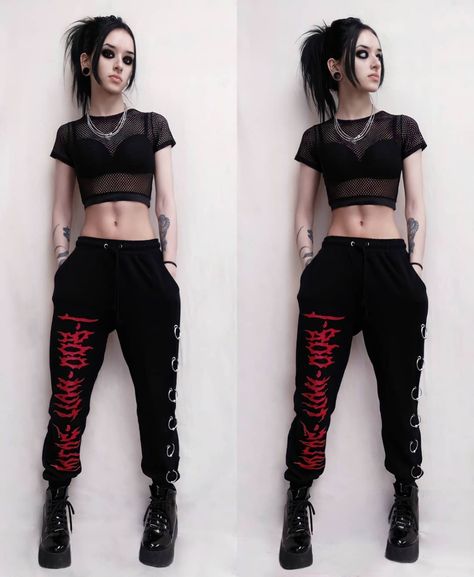 Goth Workout Outfits, Alt Gym Outfits, Alternative Activewear, Goth Gym Outfits, Goth Activewear, Sport Goth, Goth Fitness, Gym Goth, Gothic Fashion Casual