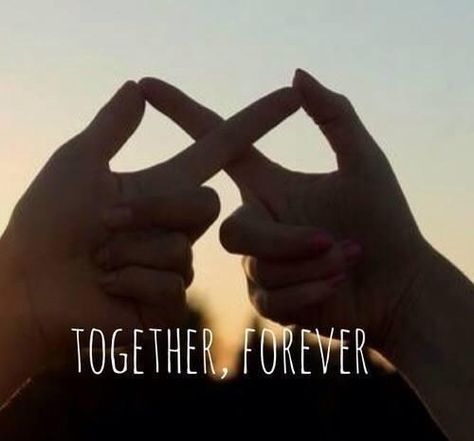 Forever Together, Together Forever, The Words, A Heart