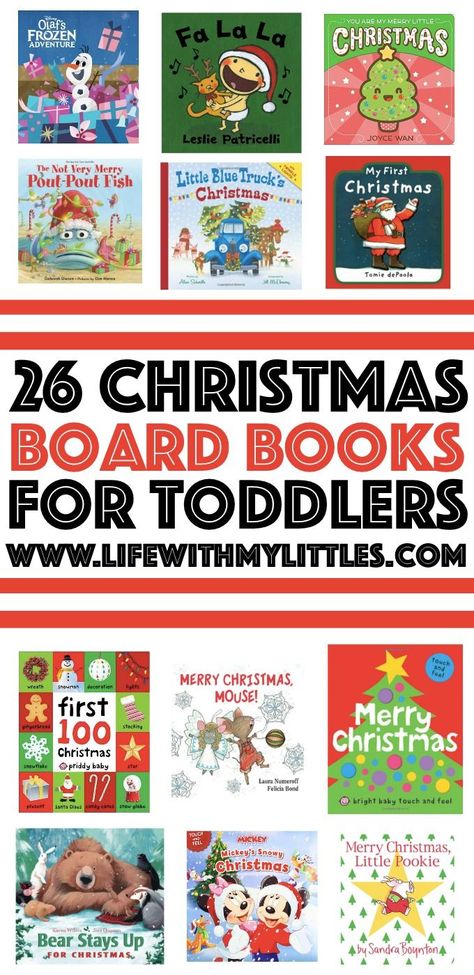 This is a great list of Christmas books for toddlers. Board books, characters they love, best-selling authors, touch-and-feel, and lift-the-flap books! Check them out here! Toddler Christmas Books, Books For Infants, Best Christmas Books, Christmas Story Books, Books For Toddlers, Thanksgiving Books, Christmas Books For Kids, Board Books For Babies, Special Christmas Gift