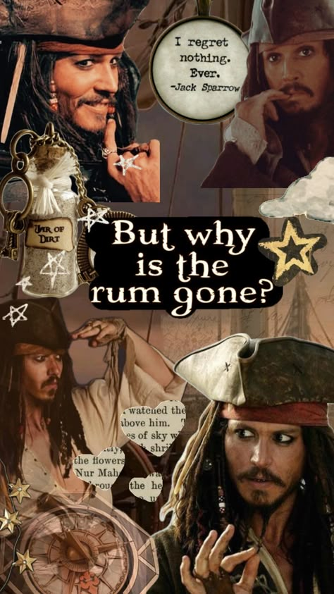 #piratesofthecaribbean #jacksparrow #potc #johnnydepp #pirates #potcaesthetic #captainjacksparrow Captain Jack Sparrow Funny, Spongebob Quotes Funny, Why Is The Rum Gone, Jack Sparrow Funny, Captain Jack Sparrow Quotes, Jack Sparrow Wallpaper, Jack Sparrow Quotes, Johnny Depp Quotes, Calvin And Hobbes Comics