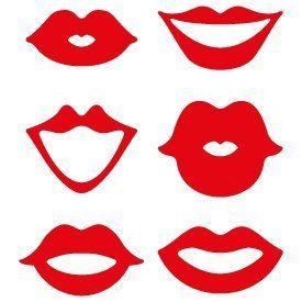 Free Svg Downloads, Svg Images For Cricut, Photobooth Props Printable, Free Svg Images, Images For Cricut, Lips Svg, Lips Photo, Cricut Birthday, Otf Font