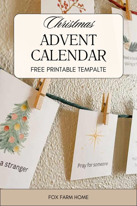 A free printable acts of kindness advent calendar with festive cards and creative ideas to spread some holiday cheer this advent season! Advent Acts Of Kindness For Kids, 12 Days Of Christmas For Missionaries Free Printables, Diy Advent Calendar Reusable, Advent Calendar Alternative, Virtual Advent Calendar, Advent Calendar Cards Printable, Advent Calendar Acts Of Kindness, Advent Decorations Diy, Free Advent Calendar Ideas