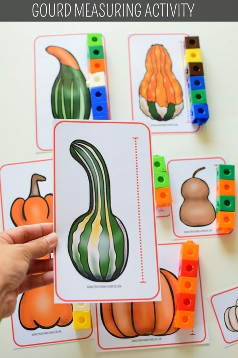 Autumn Preschool, Pumpkins Preschool, Fall Math Activities, Thanksgiving Activities Preschool, Kindergarten Units, Measurement Activities, Fall Preschool Activities, Pumpkin Activities, Thanksgiving Math