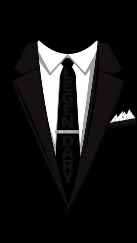 "Legendary" - Barney Stinson Whats Wallpaper, Mystery Man, Barney Stinson, Dark Suit, Amoled Wallpapers, 5 Wallpaper, Iphone 5 Wallpaper, Man Illustration, Iphone Video