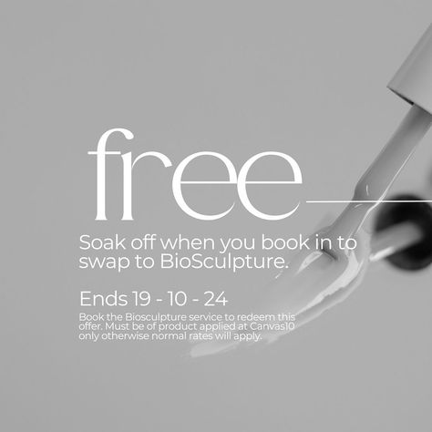 ✨ Limited Time Offer! ✨ Book your Bio Sculpture manicure now and get FREE removal of your existing Canvas10 product—valid until October 19th! Bio Sculpture is the original, long-lasting nail gel that strengthens and improves nail health. Vegan, cruelty-free, and designed for 3+ weeks of flawless wear! 💅 Link in bio to book your spot today! #BioSculpture #HealthyNails #FreeRemoval #LimitedOffer #VeganNails #Canvas10App #NailCareRevolution #NailInspiration #BeautyTech #iownails #iowfrench... Bio Oil Gel, Bio Sculpture Gel Nails Ideas, Bio Sculpture Gel Nails Summer, Sculpture Gel Nails, Bio Sculpture Evo Gel Nails, Bio Sculpture Gel Nails, Bio Sculpture Gel, Bio Sculpture, Long Lasting Nails