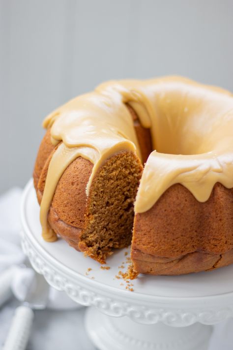 Spiced Sweet Potato Bundt Cake with Caramel Icing • Mandy Jackson Sweet Potato Bundt Cake, Cake With Caramel Icing, Mini Lemon Tarts, Sweet Potato Cupcakes, French Apple Tart, Canning Sweet Potatoes, Cake With Caramel, Caramel Icing, Mini Bundt Cakes