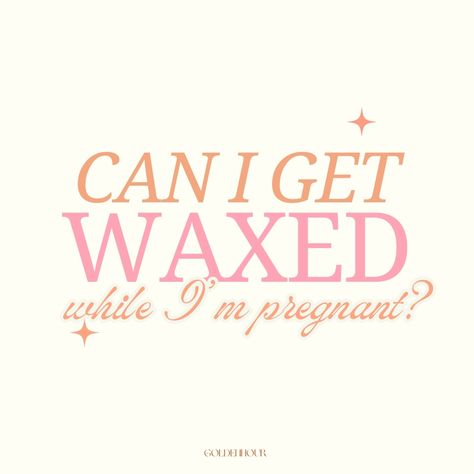 You sure can! So many women get waxed right up until their due date. It's a lot easier than trying to remove any hair on your own🤰🏽 Pregnancy can make the temperature of wax feel a little more warm so I'll check in with you more during the service. I can also sit you up a little bit to support your back. Not every position is comfortable but we'll find one that works for you. So far, my closest wax to a due date is about 5 days. Seeing how close we can get is my favorite game 🫶🏼 The best ... Waxing Template, Lashing Business, Waxing Post, Waxing Aesthetic, Waxing Memes, Female Waxing, Wax Content, Esthetician Room Supplies, Esthetician Content