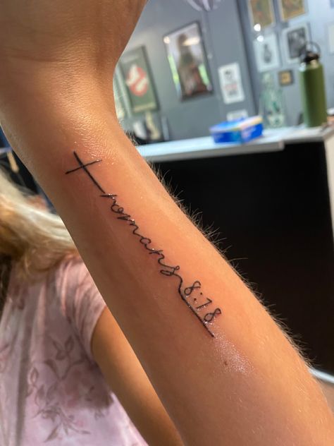 Romans 10:9 Tattoo, Roman’s Bible Verse Tattoo, Romans 12:21 Tattoo, Romans 8:26 Tattoo, Romans 15:13 Tattoo, Roman’s 8:31 Tattoo, Romans 8 Tattoo, Romans 1 16 Tattoo, Romans 8 28 Tattoo Ideas