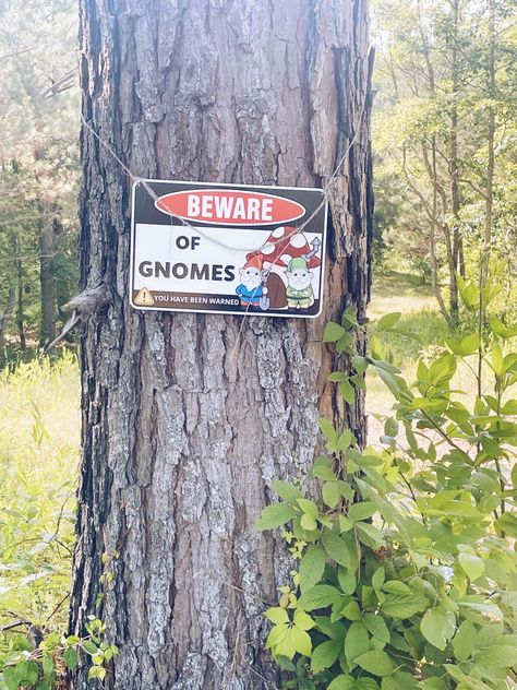 cute signs, beware of gnomes Gnome Core Aesthetic, Gnome Aesthetic Dnd, Gnomes Aesthetic, Gnome Aesthetic, Woodland Aesthetic, Friends Aesthetics, Cerulean Sea, Weasley Family, Aesthetic Fairy