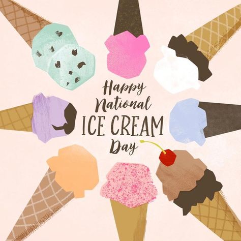 National Ice Cream Day | Third Sunday in July | Summer | advonre Strawberry Pistachio, National Icecream Day, National Ice Cream Day, Jorge Gonzalez, Ice Cream Day, Vanilla Chocolate, Chocolate Strawberry, Ice Cream Flavors, Chocolate Peppermint