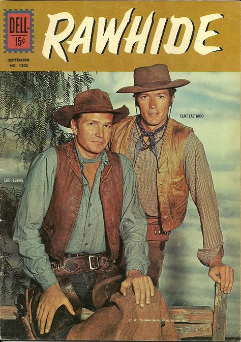 Clint Eastwood Movies, Dell Comic, Pulp Novels, Western Comics, Tv Westerns, Classic Television, Old Comics, Vintage Comic Books, Old Tv Shows