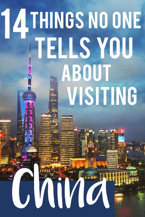 Visiting Shanghai?  Beijing?  This is what surprised us most about China. Shanghai Outfit, Beijing China Aesthetic, China Bucket List Travel, Shanghai Things To Do, Shanghai Aesthetic, China Sightseeing, China Facts, Shanghai Travel Guide, Great Wall Of China Travel