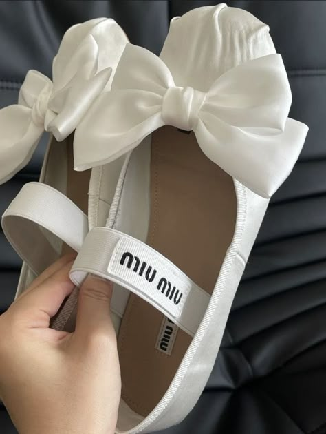 miu miu aesthetic ballerina shoes Miu Miu Ballet, Magnolia Park, Oh My Goddess, The Cardigans, Dr Shoes, Miu Miu Shoes, Girly Shoes, Aesthetic Shoes, Shoe Inspo