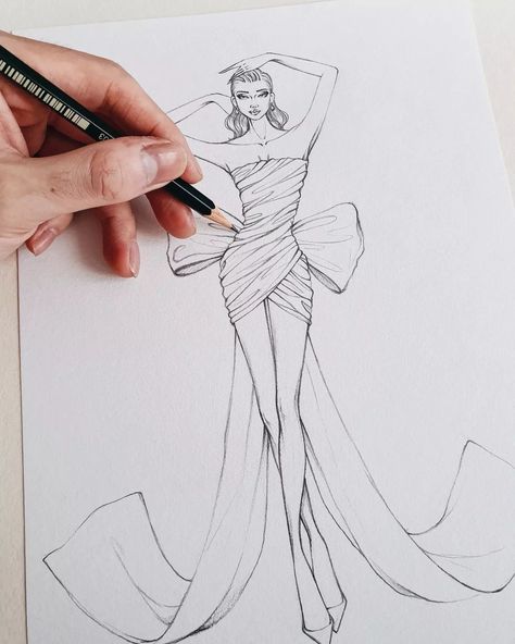 ARRON’s Instagram post: “Cocktail dress for Client ❤ . . . . . . #drawings #draw #illustrators #illustration #fashionillustration #fashionillustrator…” Cocktail Dress Sketch, Cocktail Dress Drawing, Cocktail Dress Illustration, Cocktail Dress Fashion Illustration, Cocktail Dress Illustration Sketches, Bodycon Dress Illustration Sketch, Party Wear Gown Illustration Sketches, Dress Illustration Design, Fashion Drawings