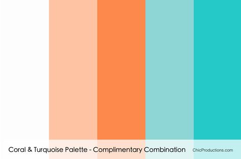 Coral And Turquoise Color Palette, Aqua Blue Wedding Theme, Coral Color Combinations, Baby Shower Color Themes, Turquoise Color Combinations, Aqua Color Palette, Orange Color Combinations, Aqua Blue Wedding, Orange Palette