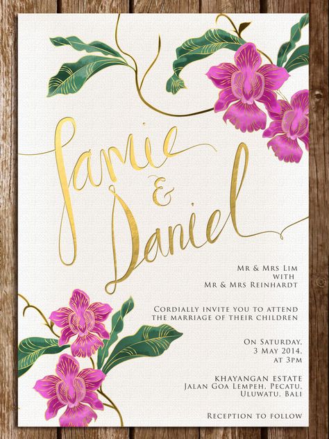 How should you word your wedding invitation? Check out our guide for tips on wedding invite wording and etiquette for the modern couple. Wedding Invite Wording, Singapore Couple, Wedding Invitation Wording Templates, Wedding Invitation Wording Examples, Sample Wedding Invitation Wording, Chinese Wedding Invitation, Marriage Invitation Card, Singapore Wedding, Invitation Etiquette