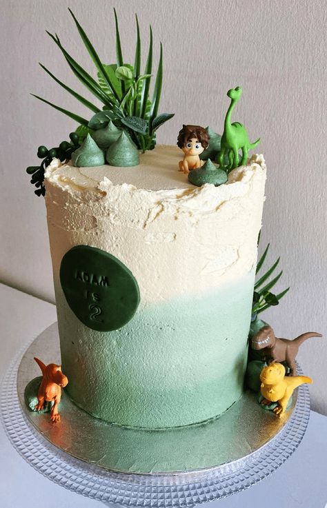 The Good Dinosaur Theme Cake Ideas Images (Birthday Cake Pictures) Dinosaur Cake Design, Dinosaur Birthday Cake Ideas, Good Dinosaur Cake, Dinosaur Theme Cake, The Good Dinosaur Cake, Dinosaur Birthday Cake, Marvel Cake, Good Dinosaur, Dinosaur Birthday Cakes