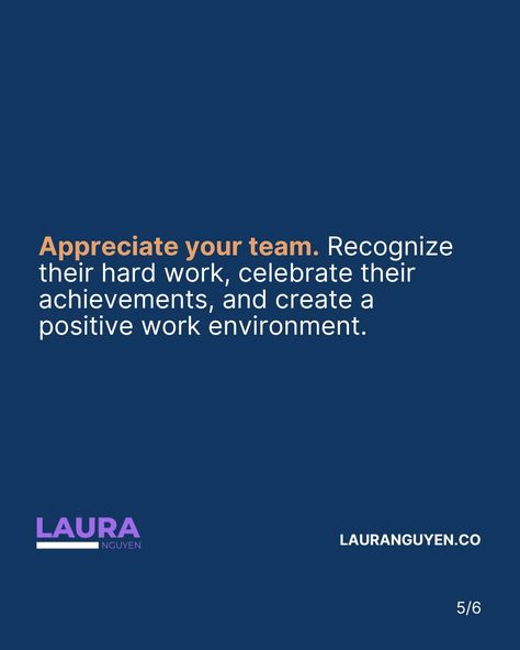 Great leaders are made, not born. Swipe through to learn how to more effectively lead your teams: Communicate clearly and transparently: Focus on what you know best. Empower and Delegate: Give teams autonomy to make decisions. Engage with Others: Build relationships across and up and down. Lead by Example: Inspire others by embodying the principles you advocate. Appreciate: Ensure every team member feels valued, heard, and motivated. _ #ThoughtLeadership #Leadership #Influence #Innova... Leader Standard Work, Leader Qualities, Difference Between Leader And Boss, A Leader Is Only As Good As Their Team, Qualities Of A Good Leader, Positive Work Environment, Build Relationships, Lead By Example, Great Leaders