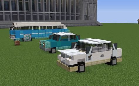 Minecraft Vehicle Ideas, How To Make A Car In Minecraft, Minecraft City Details, Minecraft Car Build, Minecraft Car Design, Minecraft City Ideas, Car Minecraft, Minecraft Cars, Minecraft Vehicles