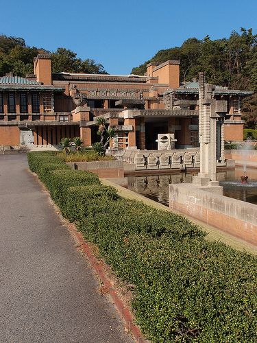 Imperial Hotel, Tokyo, by Frank Lloyd Wright | Flickr - Photo Sharing! Frank Lloyd Wright Imperial Hotel, Frank Loyd Wright Houses, Frank Lloyd Wright Furniture, Prairie Style Architecture, Frank Lloyd Wright Architecture, Frank Lloyd Wright Buildings, Frank Lloyd Wright Design, Frank Lloyd Wright Homes, Imperial Hotel