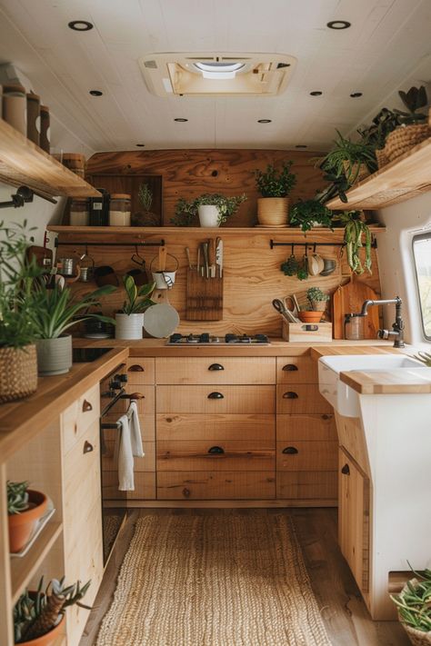 50+ Incredible Sprinter Van Conversions - TastyInteriors Van Home Aesthetic, Van Bookshelf, Van Kitchen Ideas, Mini Van Conversion, Kitchen Corner Ideas, Ambulance Conversion, Lion Gate, Skoolie Life, Bus Build