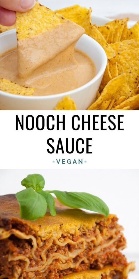 Nooch Cheese Sauce - Vegan Cheese Sauce made with Nutritional Yeast | ElephantasticVegan.com #vegan #cheese #nooch Noochi Licious Recipes, Noochy Licious Mac And Cheese, Nutritional Yeast Cheese Sauce, Nutritional Yeast Recipes, Vegan Cheese Sauce, Vegan Cheese Recipes, Cheese Sauce Recipe, Vegan Nutrition, Vegan Sauces