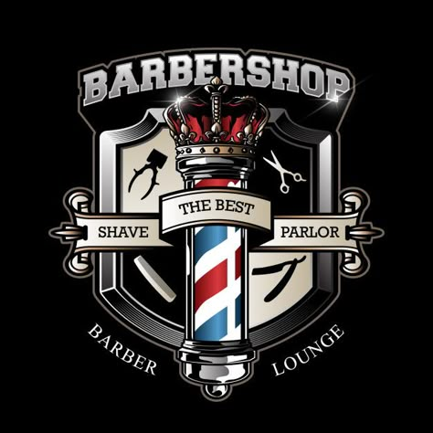 More than 3 millions free vectors, PSD, photos and free icons. Exclusive freebies and all graphic resources that you need for your projects Barbershop Logo, Vintage Barbershop, Classic Business Card, Barber Tattoo, Barber Gifts, Barber Shop Quartet, Barber Logo, Barbershop Design, Barber Pole