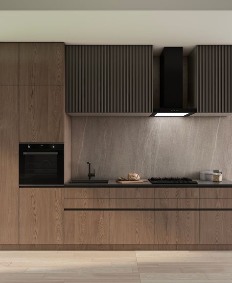 Classic Oak Laminex Kitchen, Gaggenau Fridge, Laminex Planked Urban Oak, Sublime Teak Laminex Kitchen, Laminex Rural Oak Kitchen, Canopy Rangehood, Freestanding Cooker, Luxury Appliances, Gas Cooktop