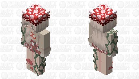 Minecraft Skins Female Template, Mushroom Inspiration, Minecraft Skins Kawaii, Minecraft Png, Minecraft Skins Female, Skin Mine, Minecraft Skins Aesthetic, Mushroom Girl, Minecraft Girl Skins