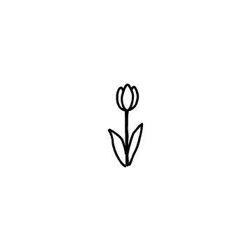 Tulip Drawing, Cute Small Drawings, Dibujo Simple, Draw Step By Step, Icon Widget, Cute Easy Doodles, Music Tattoo, Small Drawings, Easy Doodle Art