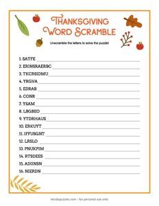 Thanksgiving Puzzles, Thanksgiving Word Scramble, Thanksgiving Puzzle, Thanksgiving Word Search, Holiday Money, Letter Writing Template, Bingo For Kids, Thanksgiving Words, Hello November