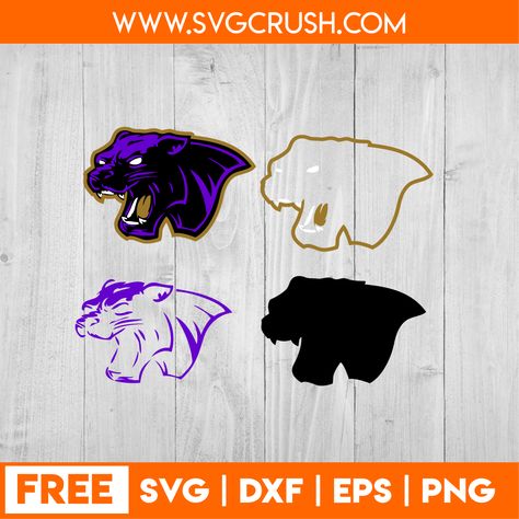 Panther Svg Free, Panther Svg, Cricut Business, Design Bundles Svg, Free Svg Files For Cricut, Svg Bundles, Black Tiger, Black Tigers, Diy Cricut