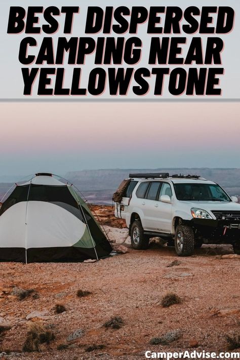 In this article, I have shared 10 Best Dispersed Camping Near Yellowstone. These Dispersed Campsites near Yellowstone National Park are best choice for camping. Camping Yellowstone National Park, Wyoming Road Trip, Wyoming Trip, Yellowstone Winter, Boondocking Camping, Travel To Usa, Dispersed Camping, Yellowstone Vacation, Utah Camping