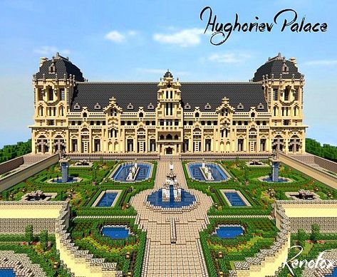 Big Minecraft Houses Mansions Tutorials, Medieval Mansion Minecraft, Minecraft Manor, Tar Valon, Big Minecraft Houses, Minecraft Palace, Mansion Minecraft, Minecraft Castle Designs, Versailles Gardens