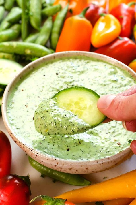 Homemade Green Goddess Dressing Homemade Green Goddess Dressing, Green Godess Dressing, Green Goddess Dressing Recipe, Paleo Dressing, 30 Minute Meals Chicken, Goddess Dressing Recipe, How To Make Green, Super Salads, Pasta Salad Dressing