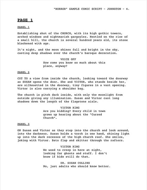 Antony Johnston | Sample Scripts and Templates Comic Script Template, Comic Book Script, Book Script, Victoria Ying, Comic Making, Script Template, Black Maria, Comic Script, Atomic Blonde