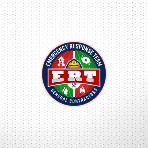 Emergency Response Team or Restoration experts or General Contractors - Be creative with 3 letters for my new logo. "ERT". I believe in you! We do Water and Fire cleanup Water, fire, mold and storm damage. Fireandfloodexperts.comWe Do disaster cleanup... Water And Fire, Emergency Response Team, 3 Letter, Emergency Response, Brand Identity Pack, General Contractor, Logo Branding Identity, New Logo, Be Creative