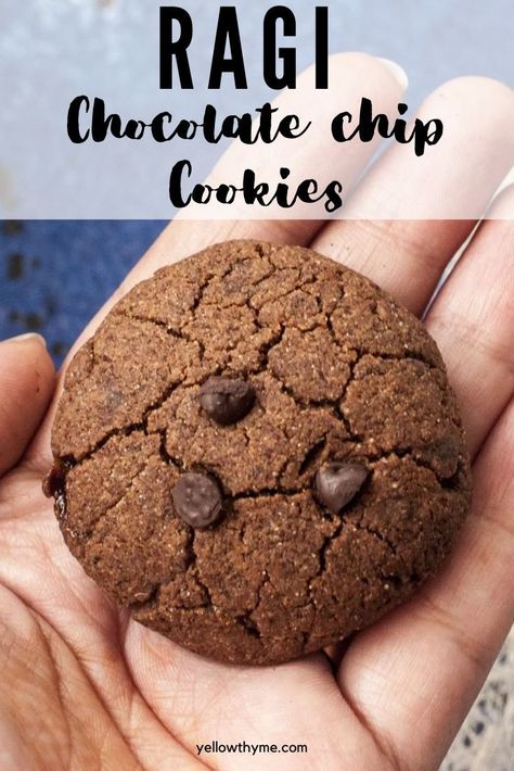 Ragi Chocolate Cookies, Homemade Healthy Cookies, Healthy Biscuits For Kids, Ragi Cookies Recipe, Ragi Biscuits Recipe, Vegan Cookies Recipes Healthy, Cookie Recipes Vegan, Healthy Cookies Recipes, Vegan Snacks Healthy