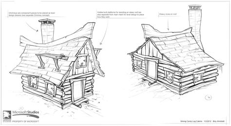 Cabin Sketch, Fantasy Cabin, Buildings Art, Illustration Landscape, Environment Painting, Character Artwork, Cabin Art, Ninja Art, House Sketch