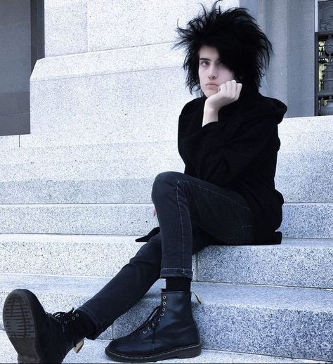 Goth Mens Fashion, Goth Outfits Men, Goth Fashion Men, Trad Goth Outfits, Goth Guys, Casual Goth, Masc Outfits, Gothic Men, Trad Goth