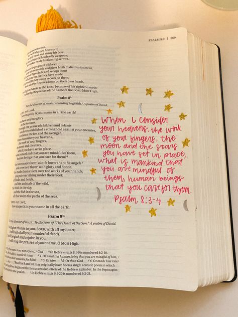 Psalm 8 Bible Journaling, Psalms 8:3-4, Psalm 8:3-4, Psalms Bible Journaling, Psalms 8, Psalm 8, Psalm 4, Bible Journaling Ideas Drawings, Bible Study Journal