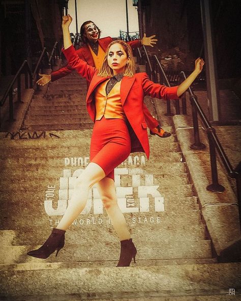 Lady Gaga Joker Costume, Lady Joker Costume, Joker Inspired Outfit, Lady Gaga Joker, Lady Gaga Harley Quinn, Joaquin Phoenix Joker, Lady Gaga Costume, Joker Outfit, Lady Gaga Makeup