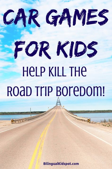 Car games for kids to kill the road trip boredom #travelwithkids #roadtrip #games Roadtrip Games, Road Trip Car Games, Car Ride Games, Fun Car Games, Car Trip Games, Fun Road Trip Games, Road Games, Car Games For Kids, Uppfostra Barn