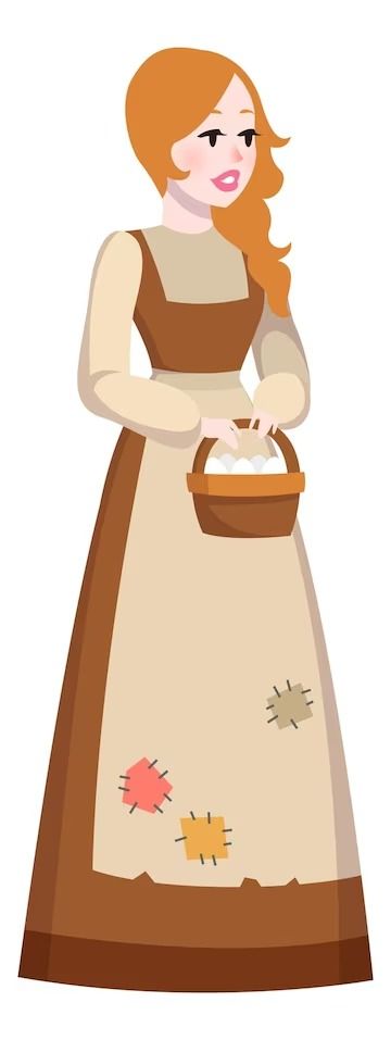 Premium Vector | Medieval peasant woman with basket Fantasy fairytale character Peasant Drawing, Medieval Peasant Woman, Medieval Peasant, Fairy Tale Characters, Free Business Card Mockup, Card Banner, Business Card Maker, Flyer Maker, Poster Maker