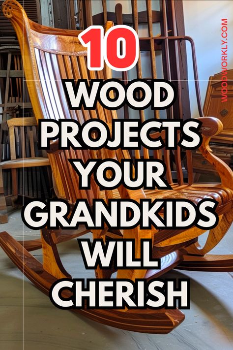 Explore heartwarming woodworking projects destined to become cherished heirlooms for generations to come. From toys to keepsake boxes, discover inspiration and create meaningful memories with your grandchildren. Say goodbye to fleeting gifts and hello to timeless treasures with WoodWorkly! #WoodworkingProjects #FamilyCrafts #WoodworkIdeas #DIYProjects #Craftsmanship Heirloom Wood Projects, Rustic Wood Furniture Diy, Wood Gifts Diy For Women, Vintage Wooden Toys, Easy Furniture To Build, Wood Working Ideas For Home, Wood Toy Ideas, Small Wood Box Ideas, Wood Turning Projects Awesome Ideas