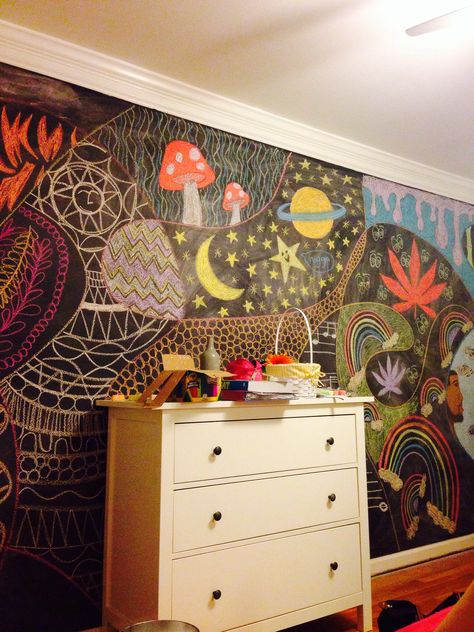 Spring Chalkboard Art, Fall Chalkboard Art, Summer Chalkboard Art, Christmas Chalkboard Art, Chalkboard Wall Bedroom, Den Room, Fall Chalkboard, Blackboard Wall, Chalk Design