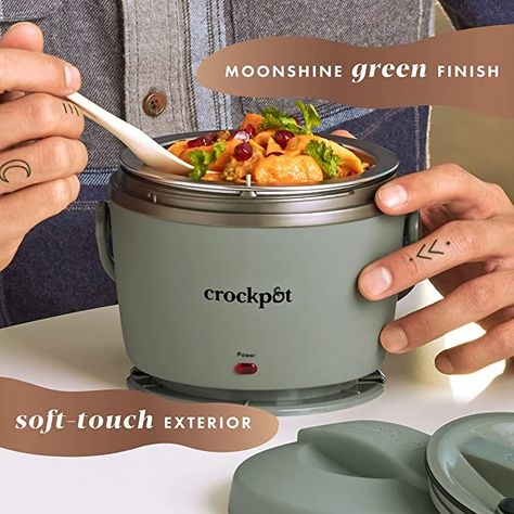 #crockpot #lunch #individual #food #yummy #coldlunch #hotlunch Crock Pot Lunch, Crockpot Lunch, Heated Lunch Box, Cold Lunches, Lunch Food, Portable Food, Keep Food Warm, Food Warmer, Warm Food