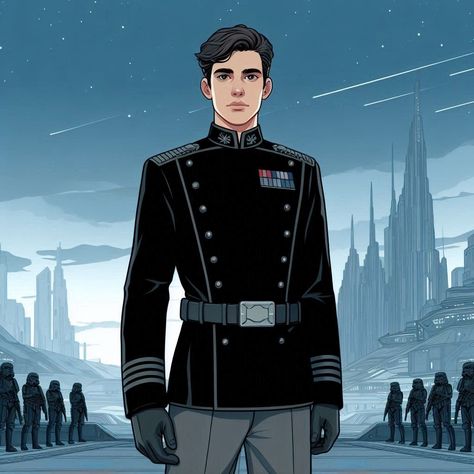 Star Wars Officer Concept Art, Imperial Uniform Star Wars, Star Wars Empire Officer, Star Wars Uniforms, Imperial Officer Art, Imperial Officer Star Wars, Imperial Inquisitor, Imperial Officer, Military Science Fiction